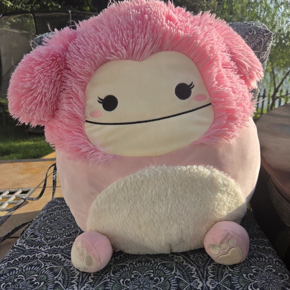 24" Brina Pink Bigfoot Squishmallow Jumbo Plush Ultra Soft Toy Pillow